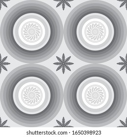 Stylish vector tiles and textile design