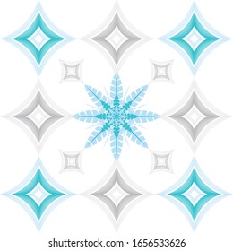 Stilvolle Vektorillustration-Fliesen und Textildesign