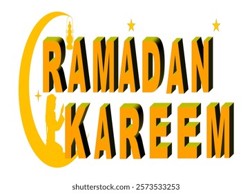 "Stylish and Versatile Text Effect Design: RAMADAN KAREEM

