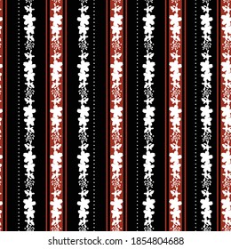 Stylische vertikale kleine Blumenstrauß nahtlose Muster Vintage-Stimmung in Vektor EPS10 , Design für Mode , Stoff, Textilien, Tapete, Cover, Web , Verpackung und alle Drucke 
