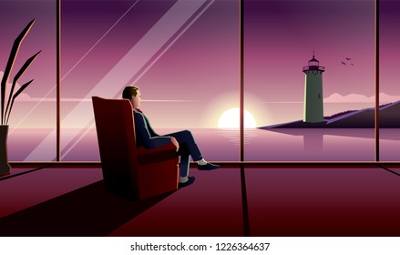 stylish view landscape