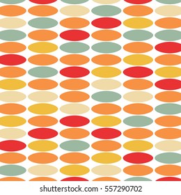 Stylish vintage background from colored circles. 