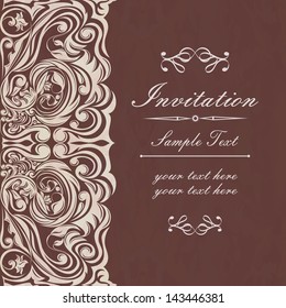 Stylish vintage card