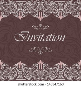 Stylish vintage card