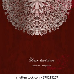 Stylish vintage card