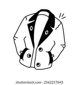 A stylish and warm coat for cold weather and outdoor wear