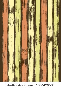 Stylish watercolor brush stripes pattern on black. Orange, yellow and pale green paintbrush lines vertical texture for backdrop. Hand drown paint strokes graphic artwork.  For fabric.