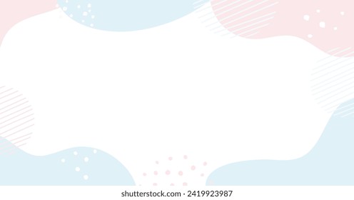 Stylish Wave Frame Geometric Pattern Background Illustration