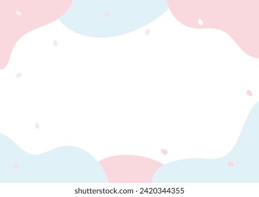 Stylish Wave Frame Geometric Pattern Background Illustration