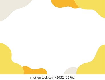 Stylish Wave Frame Geometric Pattern Background Illustration