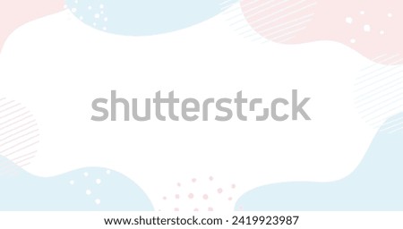Stylish Wave Frame Geometric Pattern Background Illustration