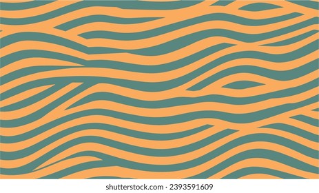 Stylish wave line pattern background. Optical illusion. Great graphic for backgrounds. Simple abstract stripes pattern background print. Seamless wavy background. Illusion of motion.