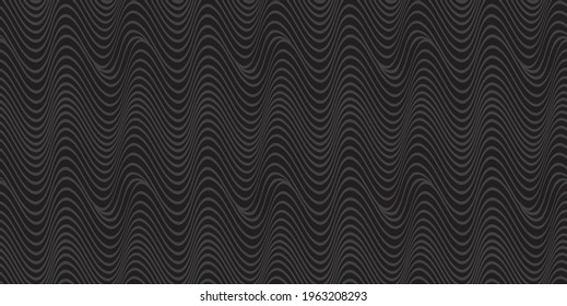 Stylish wavy shapes background. Seamless pattern.Vector.