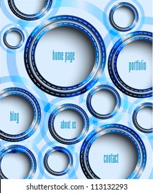 stylish web template & business background