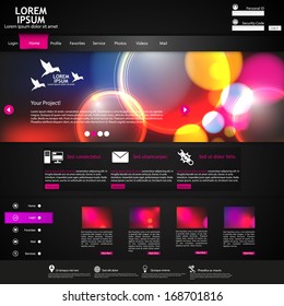stylish website template for personal portfolio