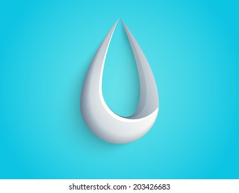 El agua blanca y elegante cae sobre el fondo azul durante la temporada del monzón. 