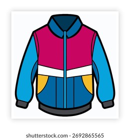 Elegante chaqueta de invierno Paquete de ilustración de chaqueta de invierno