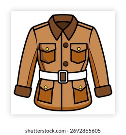 Jaqueta de inverno elegante ilustração Pack jaqueta de inverno