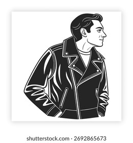 Elegante chaqueta de invierno Paquete de ilustración de chaqueta de invierno