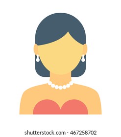 
Stylish Woman Vector Icon
