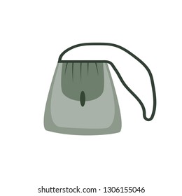 Stylish womens handbags - tote, shopper, hobo, bucket, satchel and pouch bags. Trendy leather accessories of different types isolated on white background. Colorful vector illustration