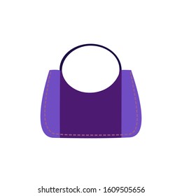 Stylish womens handbags - tote, shopper, hobo, bucket, satchel and pouch bags. Trendy leather accessories of different types isolated on white background. Colorful vector illustration.