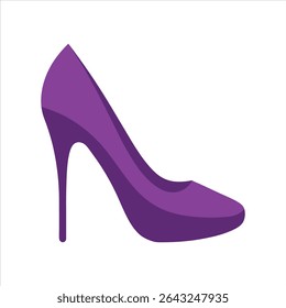Stylish Women's High Heel Footwear Vector Art