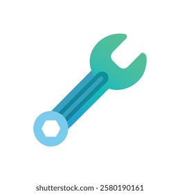 Stylish Wrench Icon for Handyman