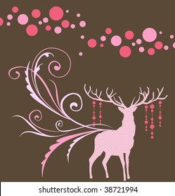 stylish x'mas card design