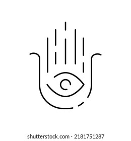 Stylish yoga themed icon on white background. Selfcare, Meditation, Mental health, Healthy lifestyle, psychology, alternative therapy. Hand