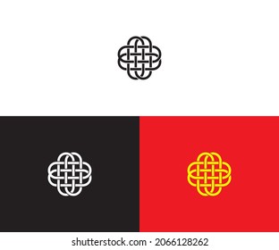 Stylist colorful vector logo Art