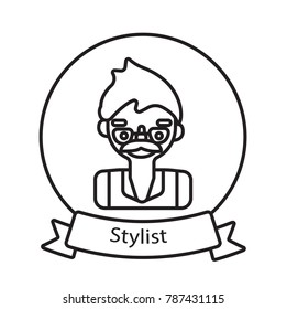 stylist icon outline