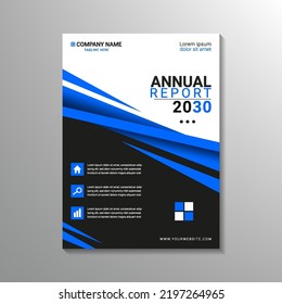 stylist modern geometric annual report design