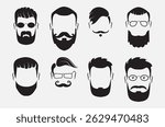 Stylist trims a long moustache while the coiffeur applies beard balm in a barbershop vintage scene showing hair style care for men with shaver and foam at the beauty salon

