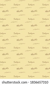 Stylization kraft paper wrapping without plastic concept. Zero waste. Wallpaper, print, modern textile design, wrapping paper