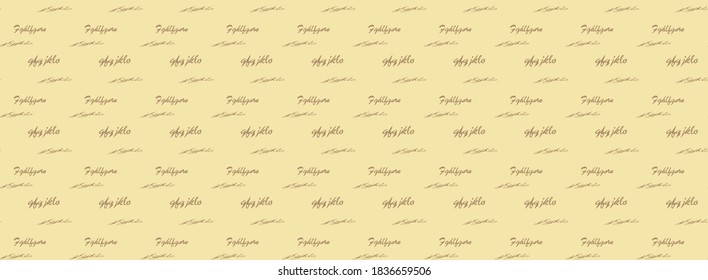 Stylization kraft paper wrapping without plastic concept. Zero waste. Wallpaper, print, modern textile design, wrapping paper