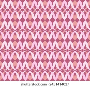 Stylization pattern for fabric rapport seamless