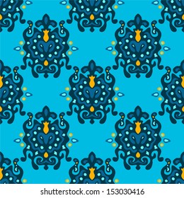 Stylization  Vector octopus marine mollusk decor