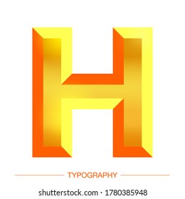 A stylized 3d vector letter with bright yellow sunshine effects .Sunshine .  Summer letter typography for decoration, logo, poster, t shirt, book, card, sale banner, printing on fabric, industrial