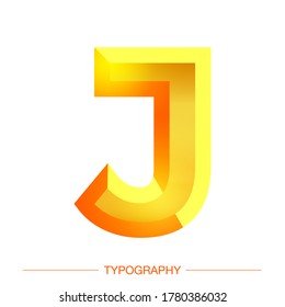 A stylized 3d vector letter with bright yellow sunshine effects .Sunshine .  Summer letter typography for decoration, logo, poster, t shirt, book, card, sale banner, printing on fabric, industrial
