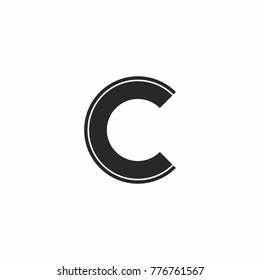 Stylized, abstract font