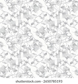 Stylized abstract pattern in monochrome with seamless halftone grunge vertical stripes. Ideal for textile, web backgrounds, and digital projects.