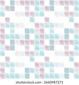 Stylized abstract pattern in monochrome with seamless halftone grunge vertical stripes. Ideal for textile, web backgrounds, and digital projects