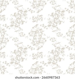 Stylized abstract pattern in monochrome with seamless halftone grunge vertical stripes. Ideal for textile, web backgrounds, and digital projects
