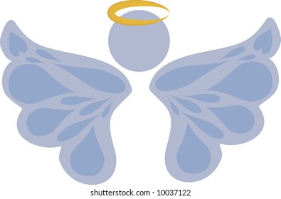 Stylized Angel illustration.