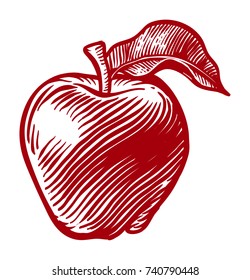 Stylized Apple Illustration