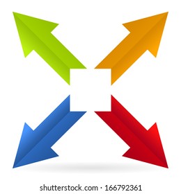 Stylized arrow icon