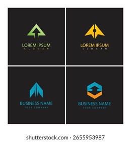 Stylized Arrow logo simple design