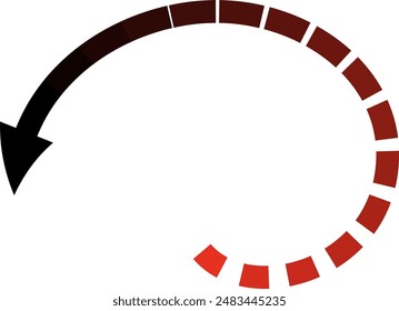 Stilisierte Pfeile in verschiedenen Formen und Größen für Dekoration und Dekoration, Infografiken, Vektorgrafik