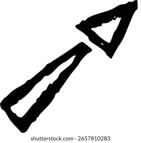 stylized arrows of various shapes and sizes for decoration and decoration, infographics, vector
